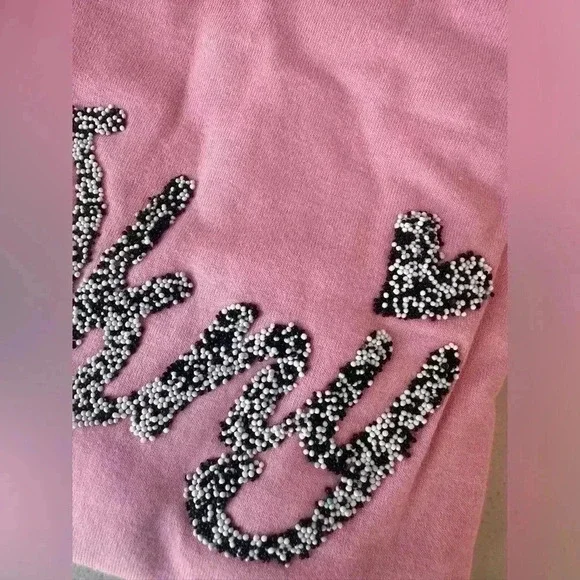 DKNY Girls' Fashion Long Sleeve T-Shirt Love Pink Heather Size 6x and 5T - Picture 3 of 9